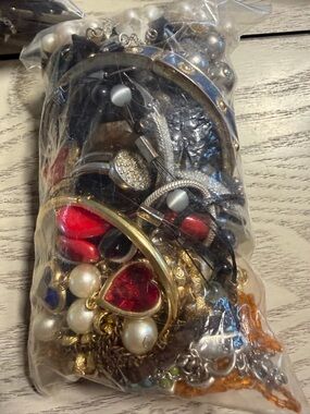 Mixed Women’s Fashion Jewelry Set - Red, Gold, Black, White